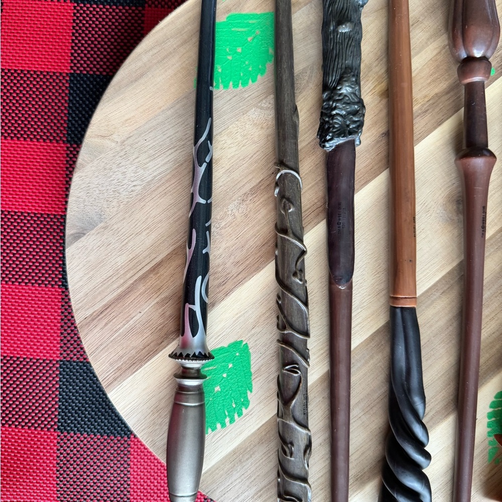 Set of Five HP Wizard Wands